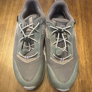 The North Face Kids Gray Mesh Toggle Lace Sneakers